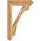 Ekena Millwork Legacy Arts and Crafts Rough Sawn Bracket w/ Offset Brace, Western Red Cedar, 6"W x 22"D x 34"H BKT0604X22X34LEC03RWR - alternate 3
